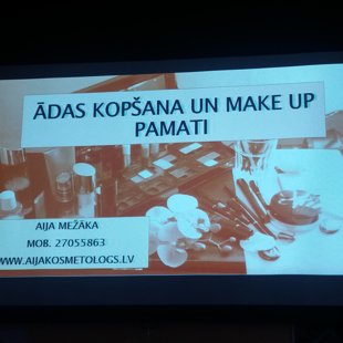 1 dienas kurss par sejas ādas kopšanu un make up