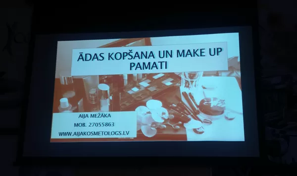 1 dienas kurss par sejas ādas kopšanu un make up